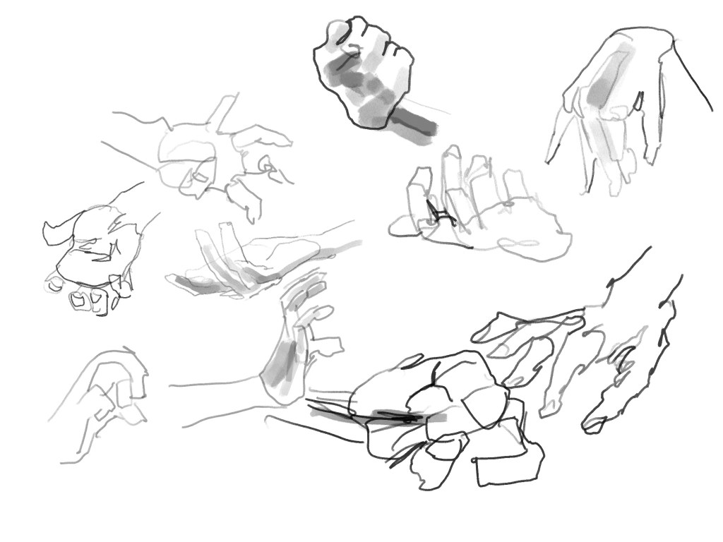 1-min Hand Sketches